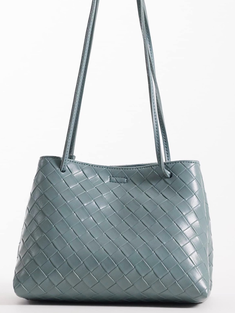 PASQ Woven Crossbody Tote
